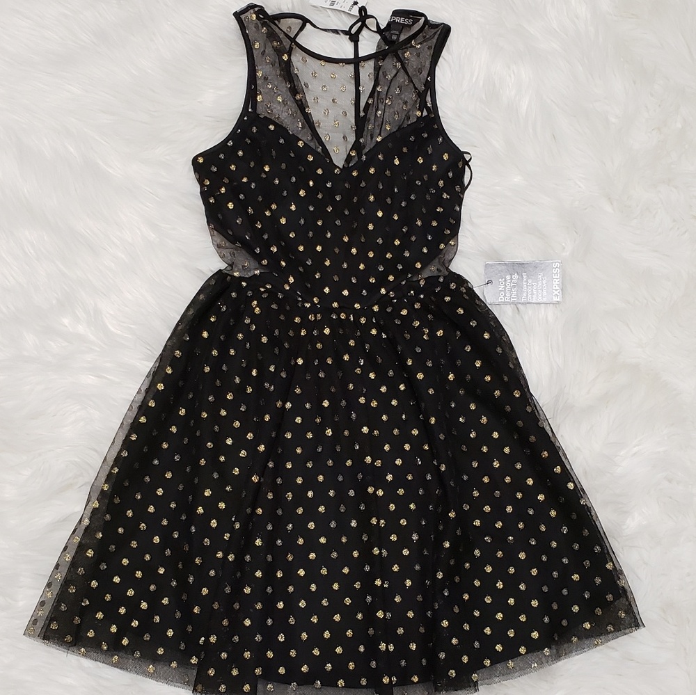 NWT Express fit and flare dress - Picture 4 of 4